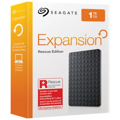 Seagate Expansion Portable Hårddisk Rescue Edition 1TB