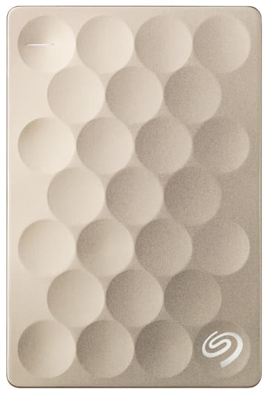 Seagate Backup Plus Ultra Slim 2 TB Hårddisk (guld)