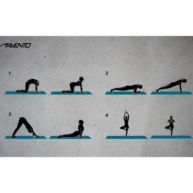 Avento Fitness/yogamatta basic rosa
