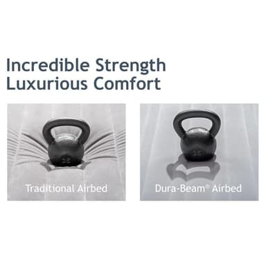 Intex Luftmadrass Ultra Plush Headboarded inbyggd pump