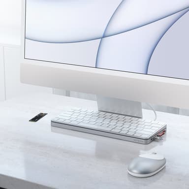 Satechi 24” iMac 2021 dockningsstation (silver)