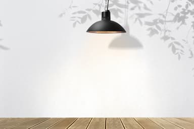 Apt 2000W takhängd terrassvärmare (hotspot) (svart)