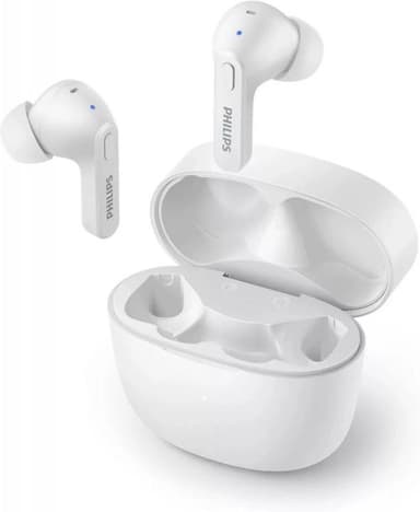 Philips True Wireless-hörlurar TAT2206WT, Vit