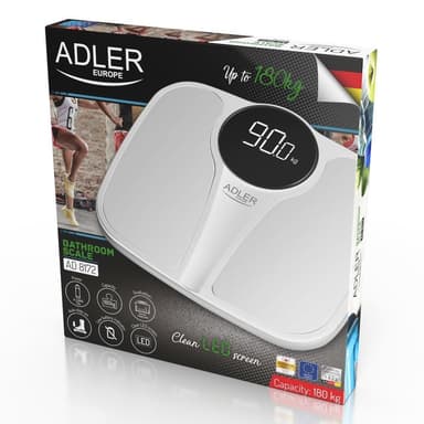 Adler Personvåg 180kg, White