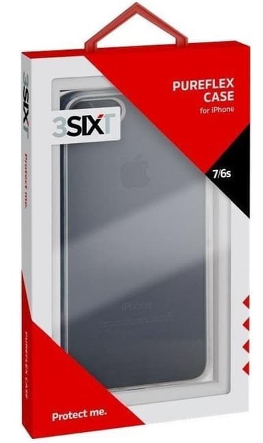 3SIXT Pure Flex Skal till iPhone 6S/7, Transparent