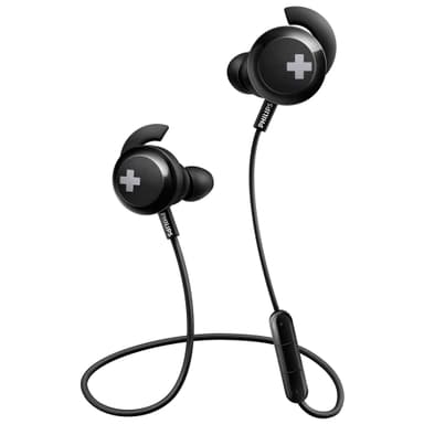 Philips Bass+ trådlösa in-ear hörlurar SHB4305 (svart)