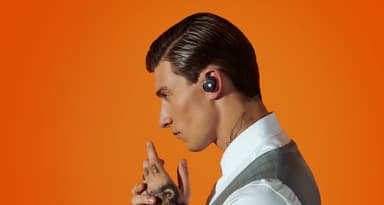 Philips Bass+ trådlösa in-ear hörlurar SHB4385 (vit)