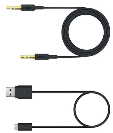 Philips trådlösa on-ear hörlurar SHB8750NC/00 (svart)