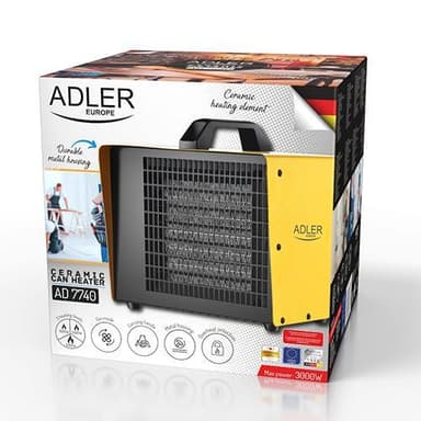 Adler AD 7740 Keramisk värmefläkt, 3000W