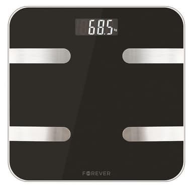 Smart personvåg med Bluetooth, Forever Smart Scale AS-100, svart