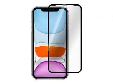 eSTUFF Skärmskydd Titanshield iPhone 11/XR, Black Full Cover