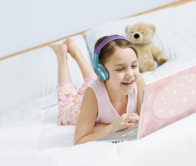 Philips Trådlösa Hörlurar för barn on-ear SHK4000PP