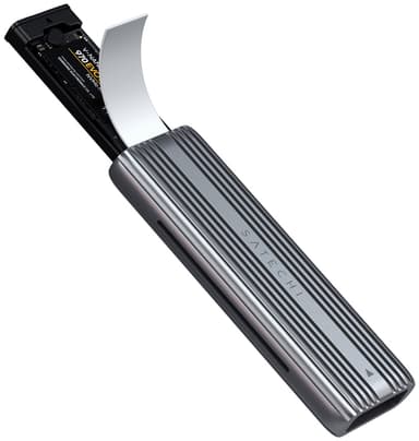 Satechi M.2 NVMe- och SATA SSD-kabinett (grå)