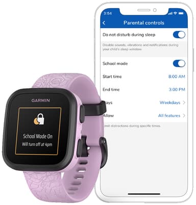 Garmin Bounce smartwatch för barn (rosa)
