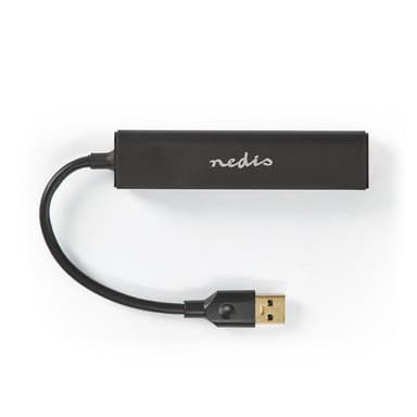 USB-hubb | 4 portar | USB 3.0 | Svart