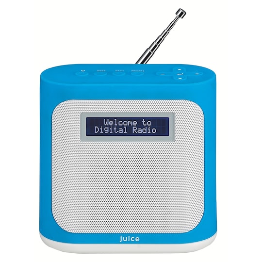 Juice Mini Bärbar Radio SJUMBU14E (blå)