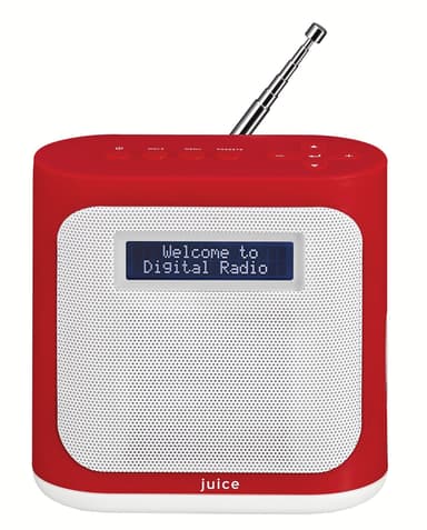 Juice Mini Bärbar Radio SJUMRE14E (röd)