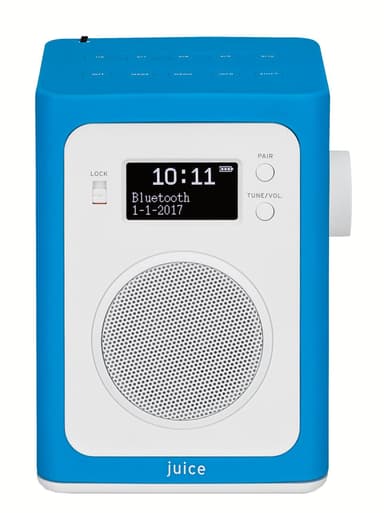 Juice Bärbar Radio SJUPBU14E (blå)