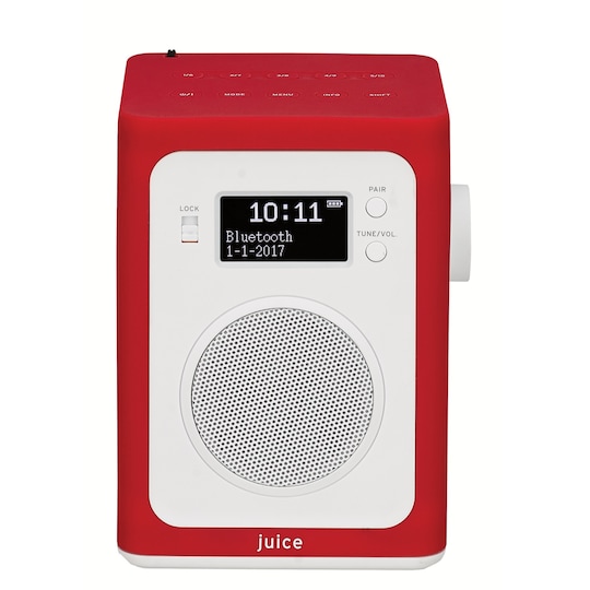 Juice Bärbar Radio SJUPRE14E (röd)
