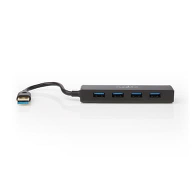 USB-hubb | 4 portar | USB 3.0 | Svart