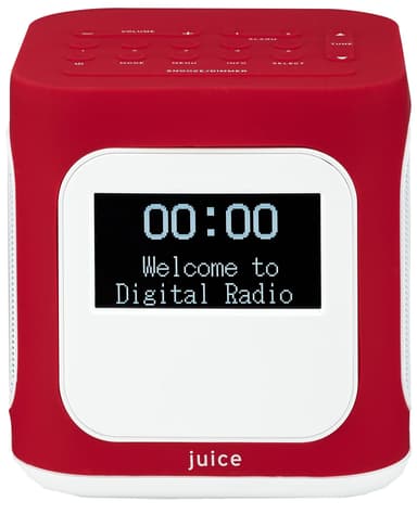 Sandstrøm Juice Minute Bärbar Radio SJUTRE15E (röd)