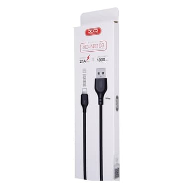 XO NB103 USB - Lightning-Kabel (2,1A) 1m, Vit