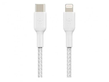Belkin Boost Charge Lightning - USB-C Flätad 1m