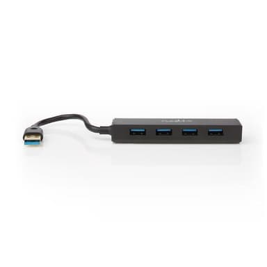 USB-hubb | 4 portar | USB 3.0 | Svart