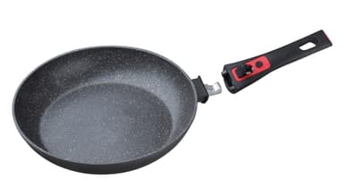 Herzberg Stekpanna med avtagbart handtag, 28cm