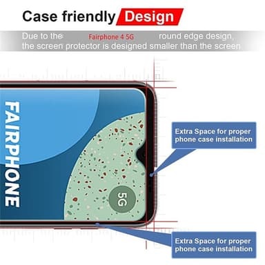 Skärmskydd av härdat glas Fairphone 4