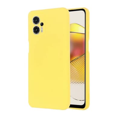 Liquid silikon skal Motorola Moto G73 - Gul