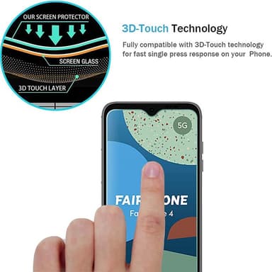 Skärmskydd av härdat glas Fairphone 4