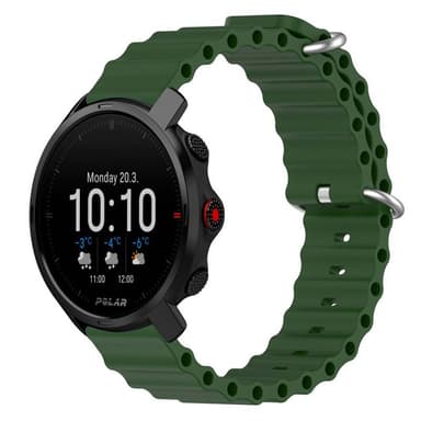Ocean klockarmband till Polar Grit X - Army