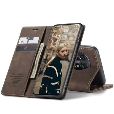 CaseMe Smart Magnet FlipCase OnePlus 11 - Coffee