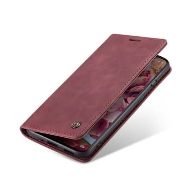 CaseMe Smart Magnet FlipCase OnePlus 11 - Vinröd