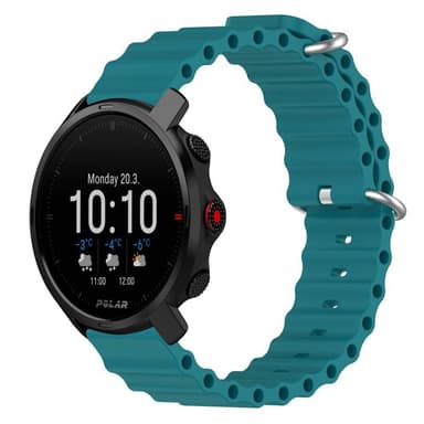 Ocean klockarmband till Polar Grit X - Petrol