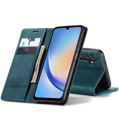 CaseMe Smart Magnet FlipCase Samsung Galaxy A24 4G - Blå