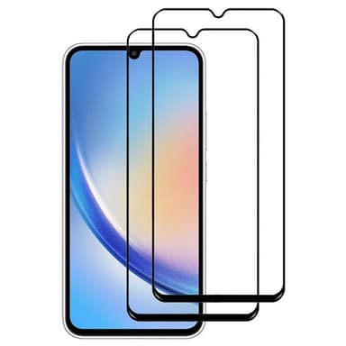 2-pack 5D glas skärmskydd Samsung Galaxy A24 4G