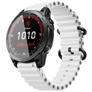 Ocean Armband Garmin Fenix 7X - Vit