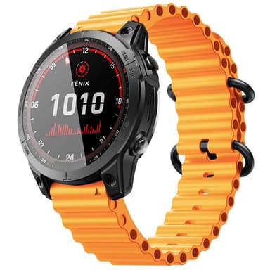 Ocean Armband Garmin Fenix 7X - Orange