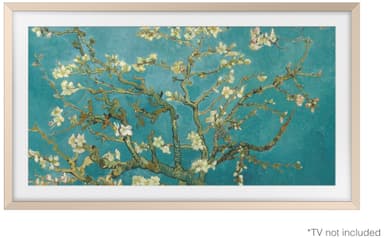 Samsung The Frame 32" ram (2023, metall sandguld)