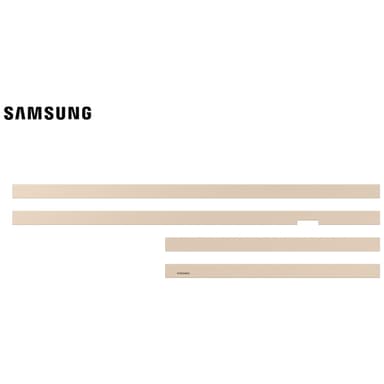 Samsung The Frame 75" ram (2021-2024, metall sandguld)
