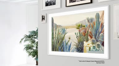 Samsung The Frame 32" ram (2023, modern vit)
