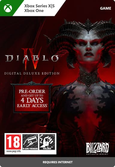 Diablo® IV - Digital Deluxe Edition - XBOX One,Xbox Series X,Xbox Seri