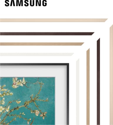 Samsung The Frame 85" ram (2021-2024, metall sandguld)