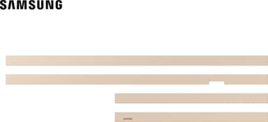 Samsung The Frame 85" ram (2021-2024, metall sandguld)