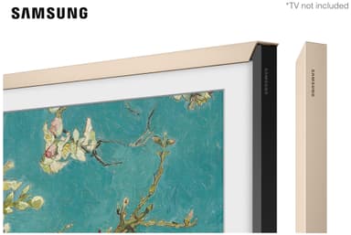 Samsung The Frame 85" ram (2021-2024, metall sandguld) - Elgiganten ...