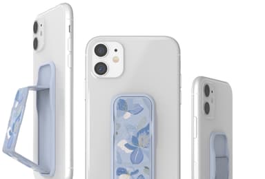 CLCKR mobiltelefongrepp (Floral Blue)