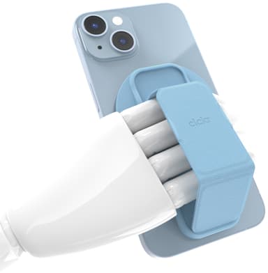 CLCKR MagSafe mobiltelefongrepp (ljusblå)