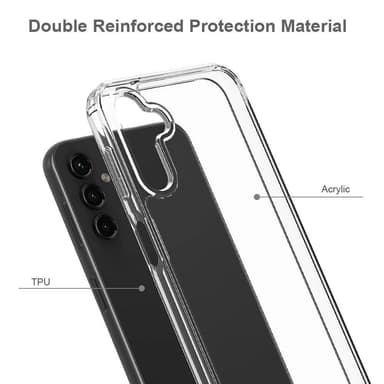 För Samsung Galaxy A14 5G TPU + Akryl Anti-dropp Fodral Skal